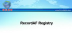 [AHA2009]RecordAF Registry